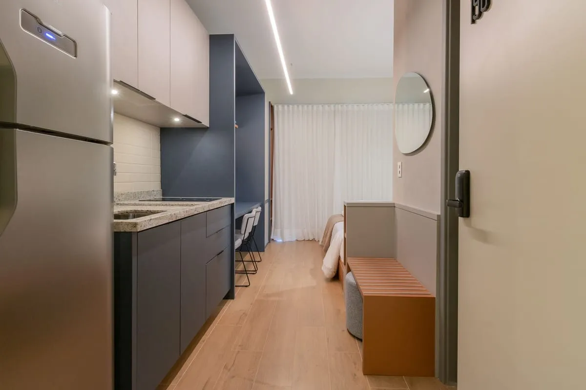 Imagem Apartamento com 1 Quarto para alugar, 27m² - Brooklin