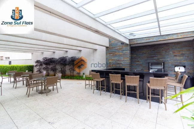 Imagem Apartamento Para Alugar No Campo Belo Com 1 Dormitório e 1 Vaga