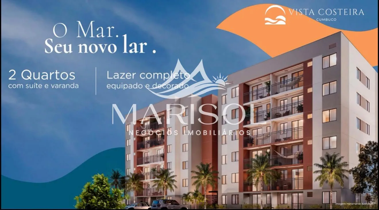 Imagem Apartamento de 2 quartos, 49m² no bairro Praia de Cumbuco, em Caucaia