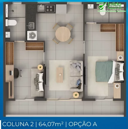 Imagem Seu lar no **coração da Aldeota**. apartamento 2, 3 e 4 quartos