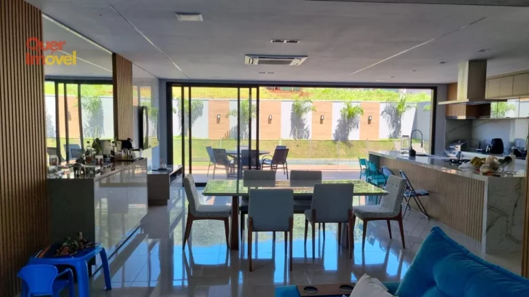 Imagem Residência de alto padrão em condomínio Alphaville, zona sul de Ribeirão Preto-SP, 3 suítes, 305m², 4 vagas - Quer Imóvel.