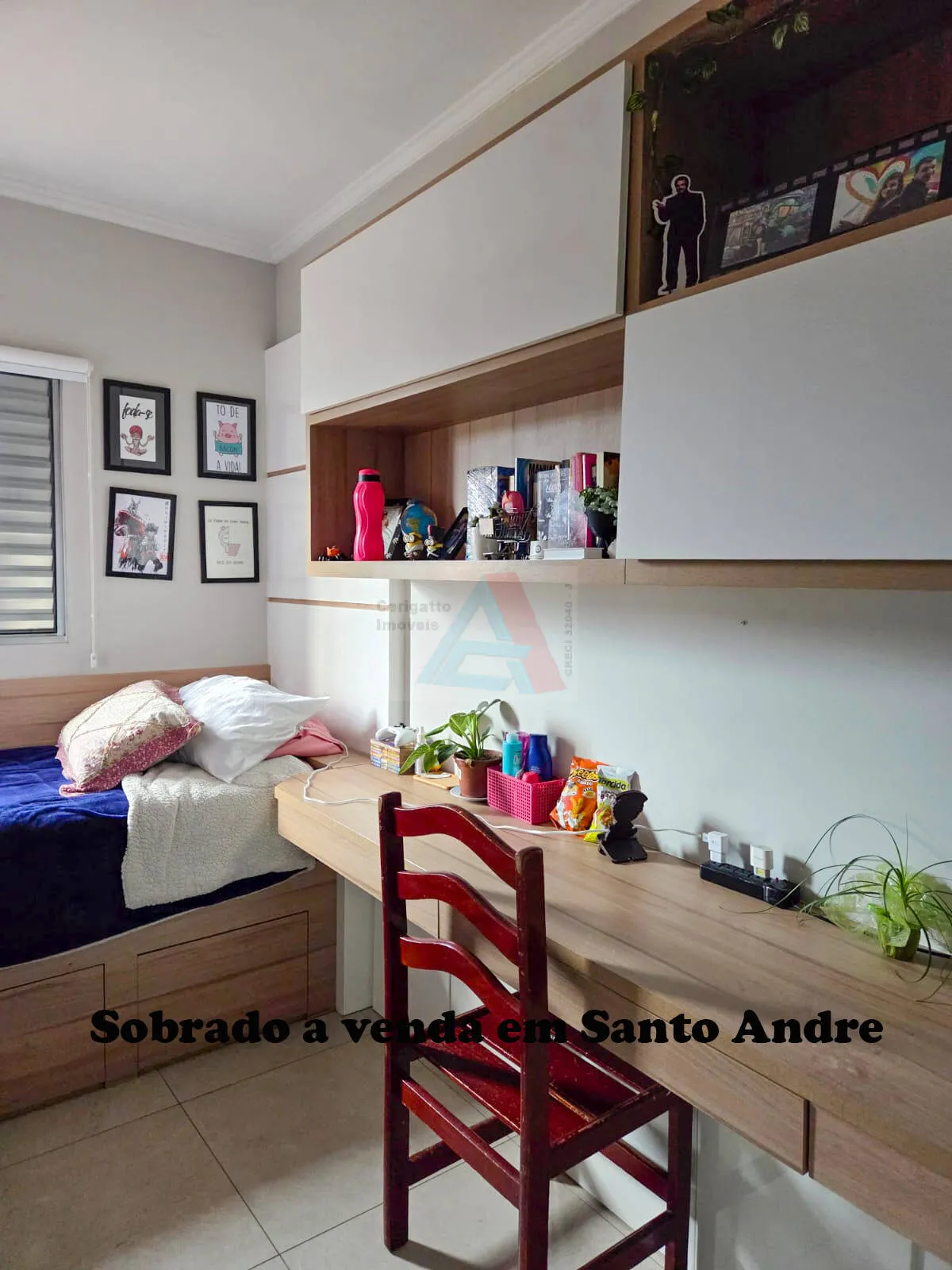 Imagem Sobrado 184m² | 4 Quartos |4 vagas - Jardim das Monções - Santo André