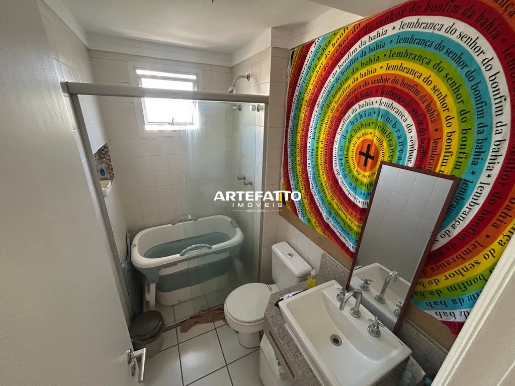 Imagem Apartamento com sala ampliada, depósito na garagem, duas suítes e lazer completo