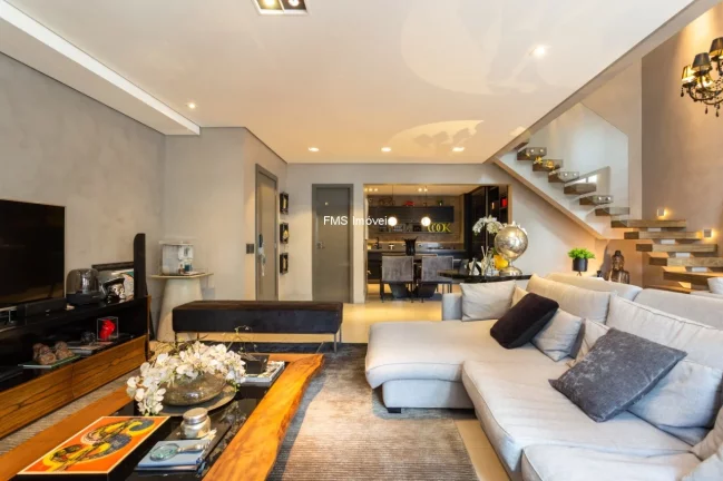 Imagem Apartamento Duplex á venda em Moema com 2 Suítes, 2 Vagas, 163m²