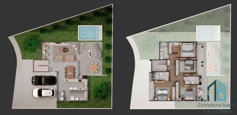 Imagem Maravilhoso condomínio com 3 ou 4 quartos suítes, no Santo Inácio Curitiba PR