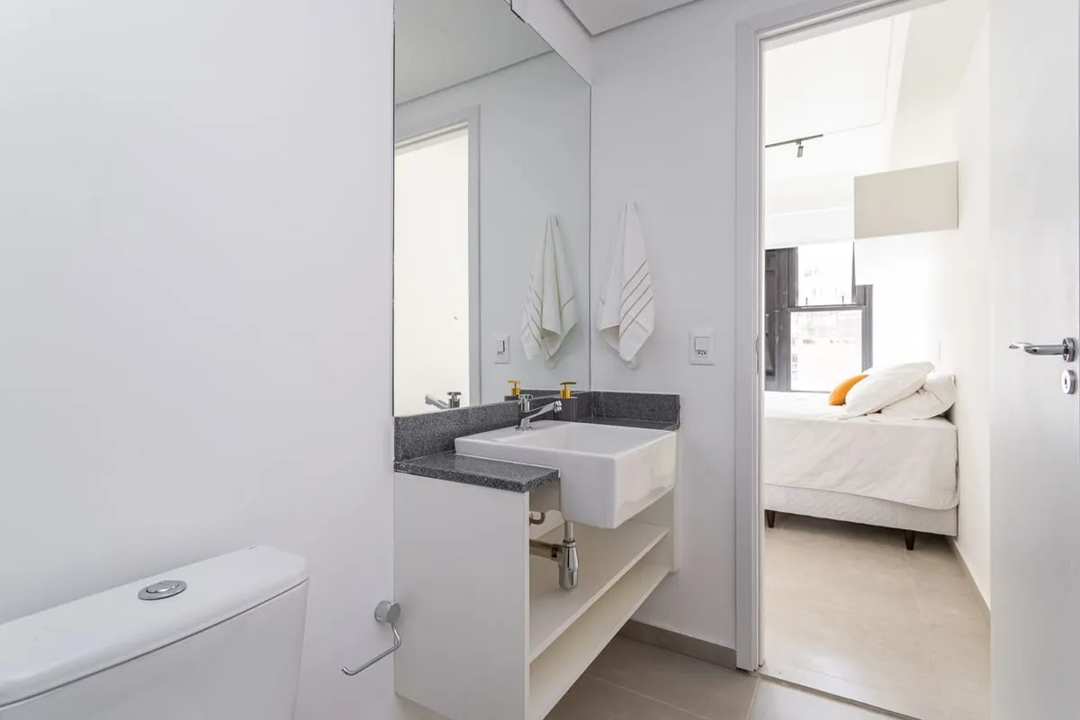 Imagem Apartamento com 1 Quarto para alugar, 22m² - Centro