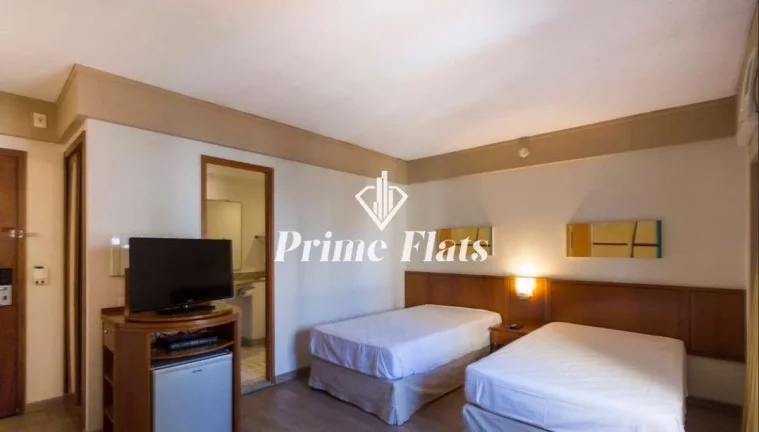 Imagem Flat disponível para venda no Live Lodge Flat Ibirapuera, com 26m², 1 dormitório e 1 vaga