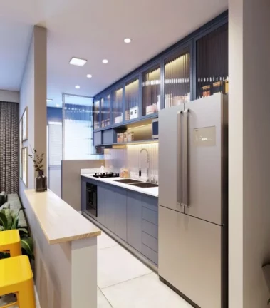 Imagem OPORTUNIDADE INCRÍVEL!!! Apartamento decorado com 2 dormitórios com suíte na Guilhermina!