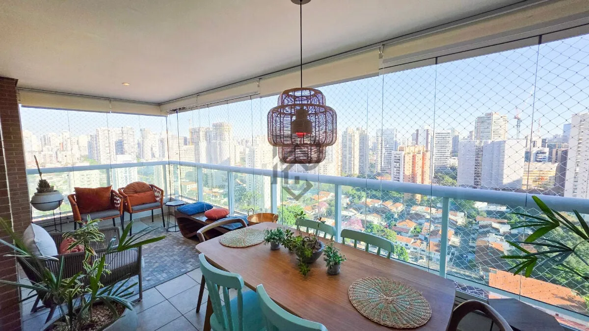 Foto do imóvel Apartamento brooklin andar alto vista livre