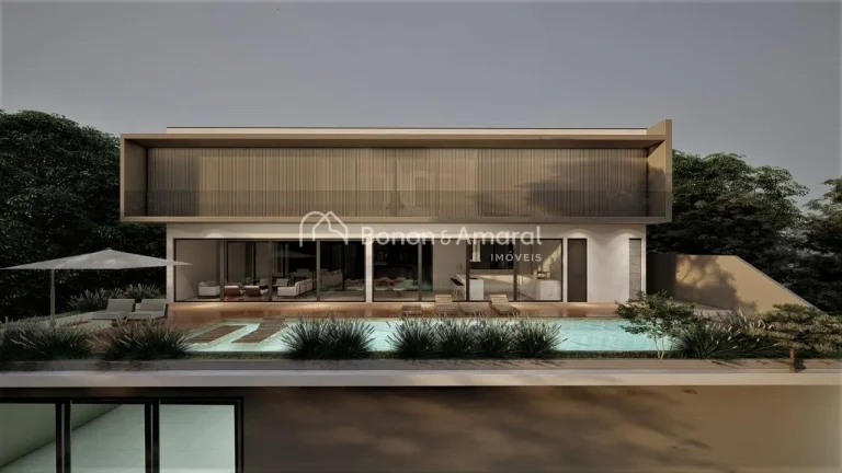 Imagem São 700 m² de construção, com arquitetura moderna,, localizada em um dos condomínios mais desej...