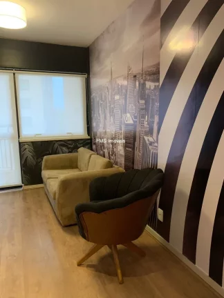 Foto do imóvel Apartamento para locação no Itaim Bibi, 1 quarto, 1 vaga de garagem.