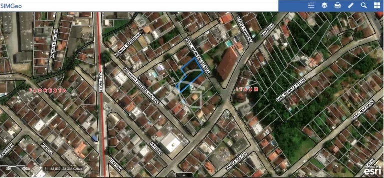 Imagem 2 Terrenos laterais no Itaum com total de 1423 m²