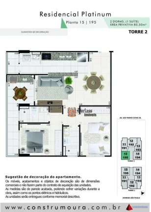 Imagem Apartamento com 2 dormitórios à venda, 80,50 m² a partir de R$ 514.073 - Centro - Mongaguá/SP