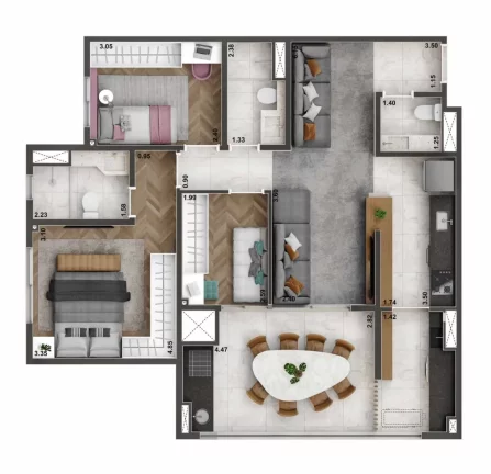 Imagem LIVING ONLY IPIRANGA - CYRELA - Apto de 70m², excelente localização, 600m do Metrô Alto do Ipiranga!