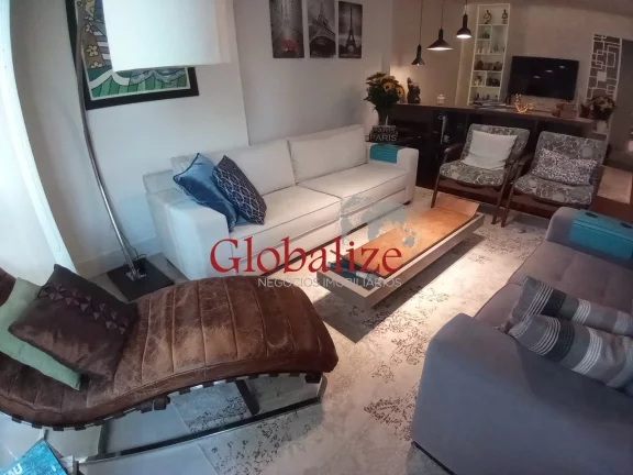 Imagem Apartamento a venda com 190m², 4 quartos, 3 suítes, dependência completa e 3 vagas na Vila Rica por R$1.900.000,00