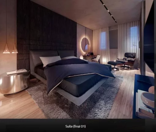 Imagem Cobertura 2 quartos suíte 2 vagas torre única 2 elevadores