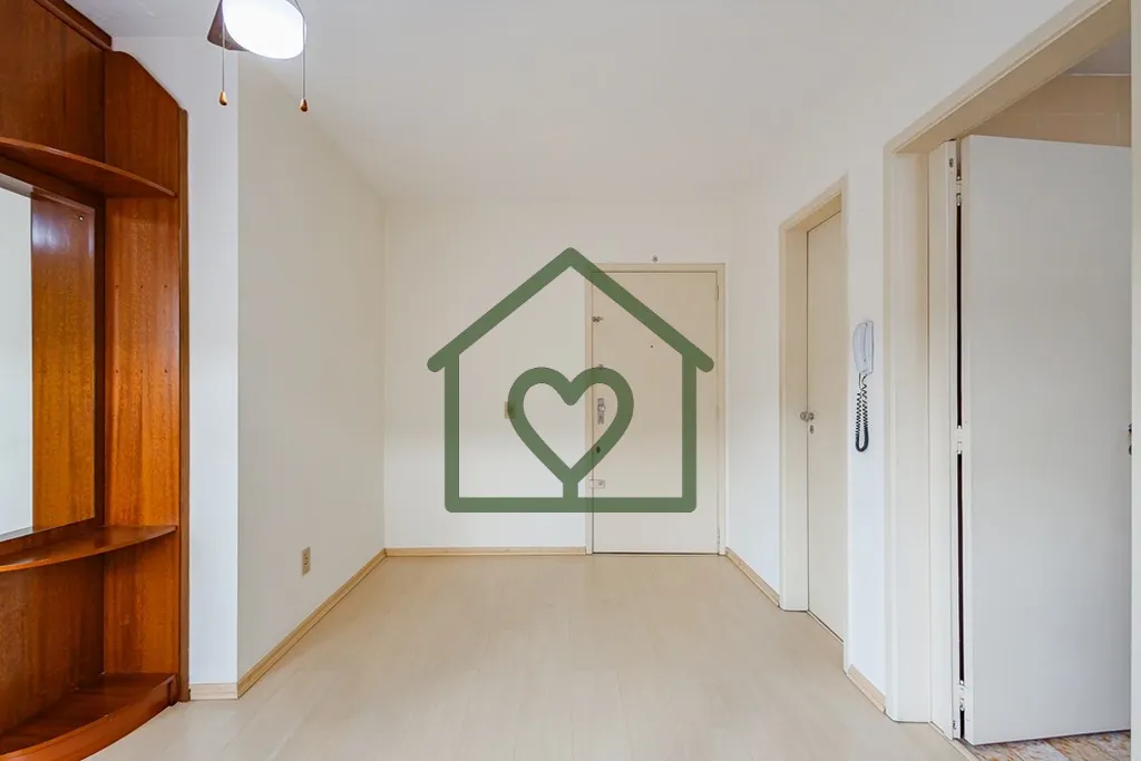 Imagem Studio funcional, com 27 m² de área privativa, semi-mobiliado, possui cozinha com armário e pia i...