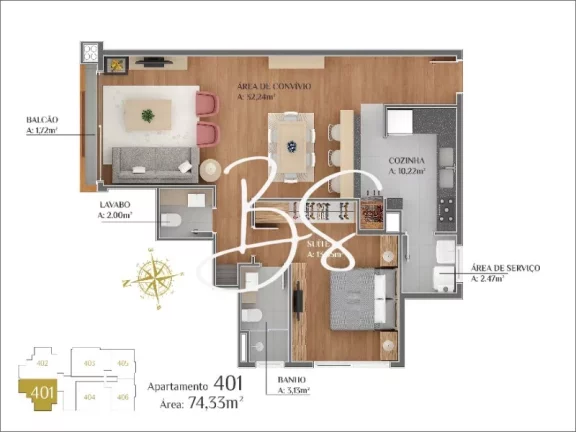 Imagem APARTAMENTO RESIDENCIAL em GRAMADO - RS, Lagos do Bosque