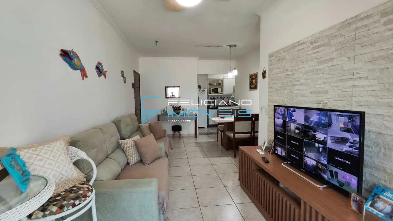 Imagem Apartamento com 2 quartos, Guilhermina, Praia Grande - R$ 550 mil, Cod: 6892