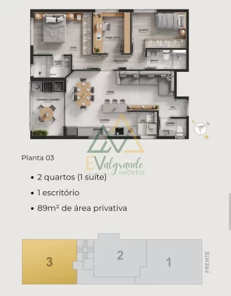 Imagem Apartamento à venda no bairro Boa Vista - Curitiba/PR