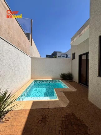 Imagem Imperdível oportunidade de adquirir casa em condomínio na Reserva Imperial, Ribeirão Preto-SP! 3 quartos, 3 suítes, 2 salas, 4 banheiros, 4 vagas de garagem e 151,50 m² de área. Visite agora! Quer Imóvel Negócios Imobiliários!