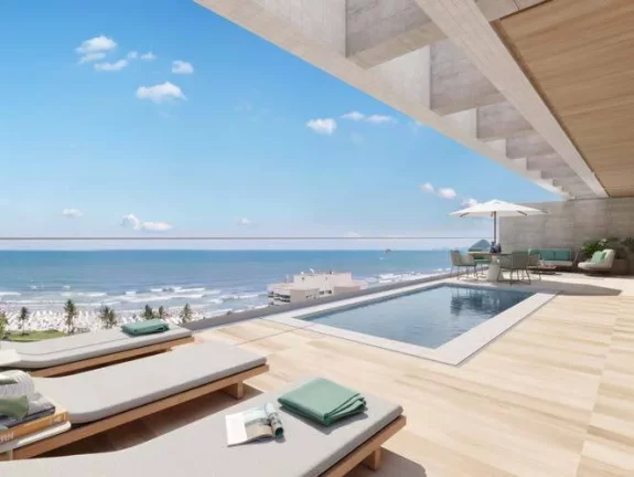 Imagem Apartamento p?(C) na areia à venda Riviera módulo 8 - Edifício Gávea.