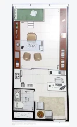 Imagem Sala comercial, 27,29m2, à venda em Rio de Janeiro, Santo Cristo