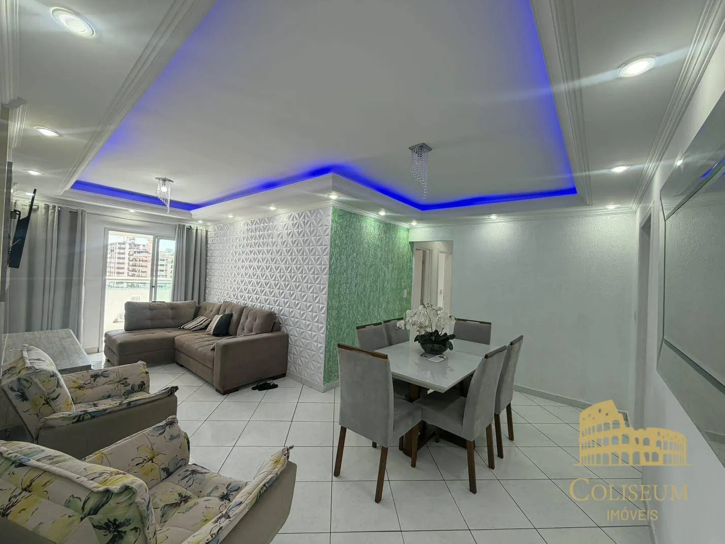 Foto do imóvel Apartamento com 3 dormitórios à venda, 110 m² por R$ 499.000,00 - Vila Assunção - Praia Grande/SP