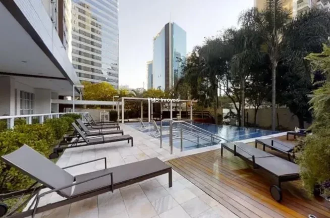 Imagem Apartamento de Luxo para Locação no Brooklin, São Paulo-SP: 2 Quartos, 2 Suítes, 3 Banheiros, 2 Vagas de Garagem, 95m² de Área.