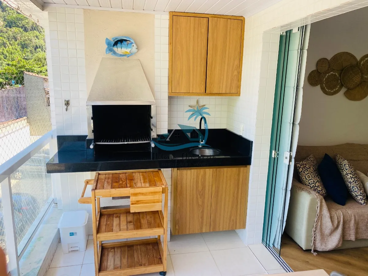 Imagem Excelente apartamento com 82m² a venda a poucos metros do mar na Praia da Enseada em Ubatuba.