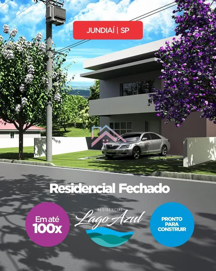 Imagem Terrenos à venda em loteamento fechado Residencial Lago Azul - Lotes à partir 250 m2 - Jundiaí - São