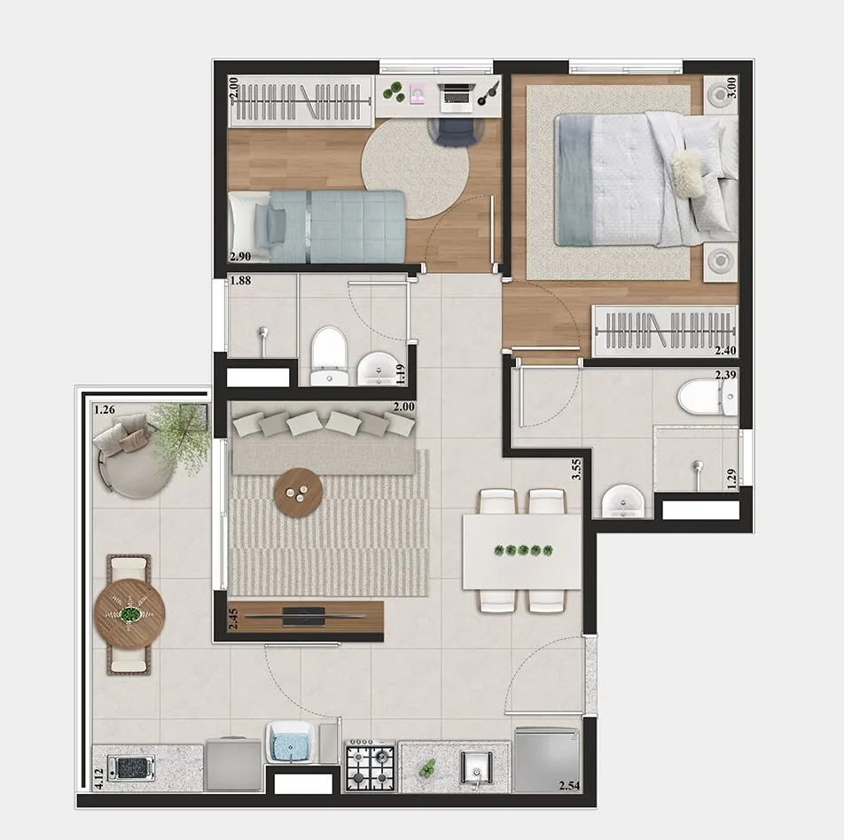 Imagem APARTAMENTO RESIDENCIAL em São Paulo - SP, Parque do Carmo