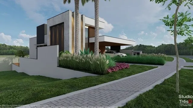 Imagem Lindo Sobrado em Condomínio Alphaville Nova Esplanada I 264M²!
