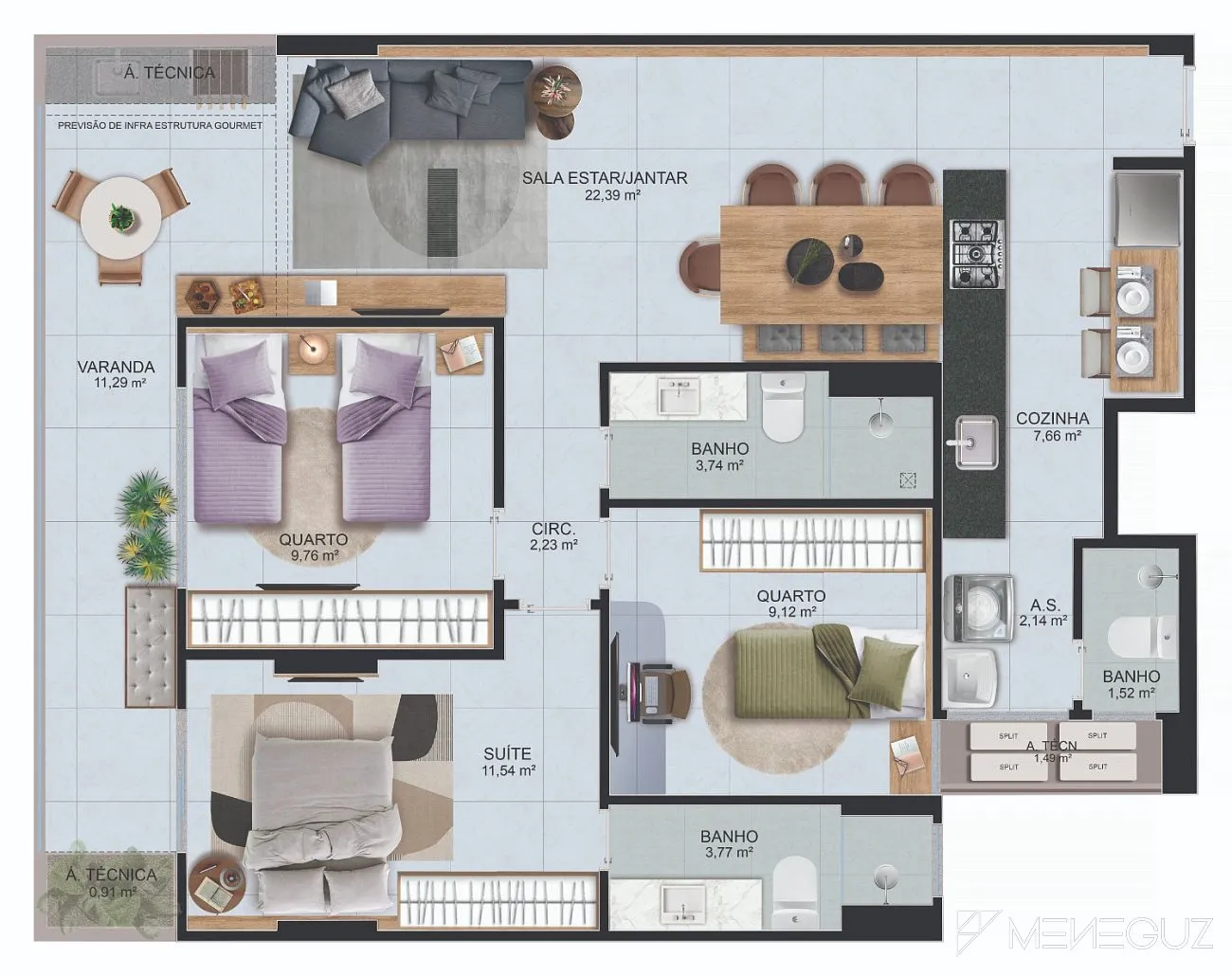 Imagem Viva o Luxo e Conforto: Apartamento Exclusivo no Edifício Terrace, Vila Velha