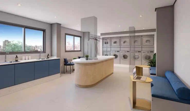 Imagem BLUE MARINE HOME RESORT - Studio de 25m², ótima localização, a 300?m da estação São Judas do metrô!