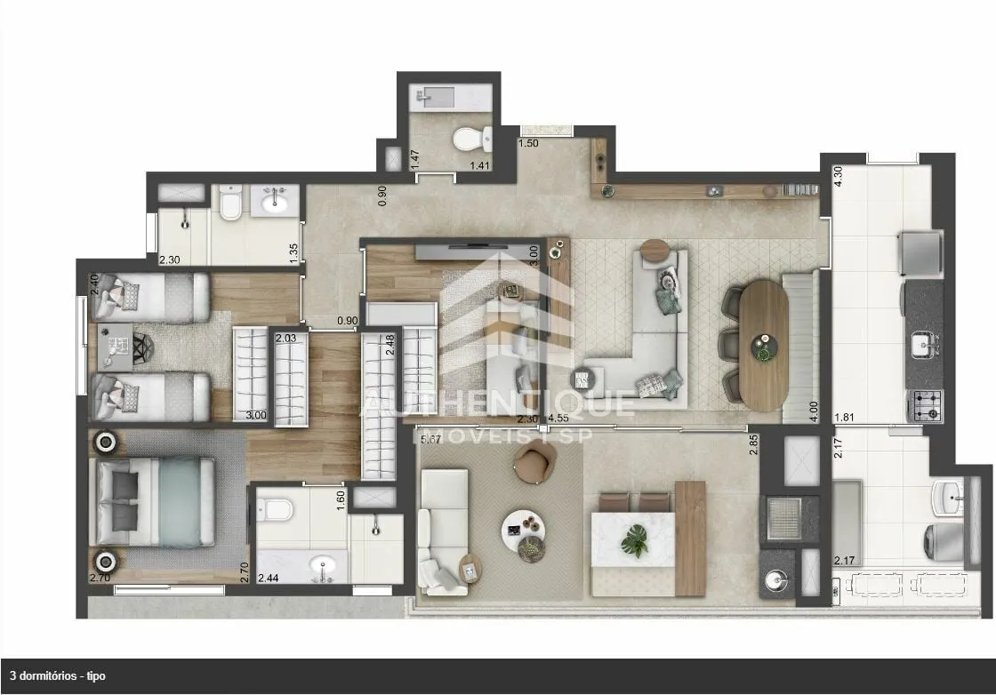 Imagem STELLA CAMPO BELO - Apartamento à venda no bairro Campo Belo - São Paulo/SP, Zona Sul