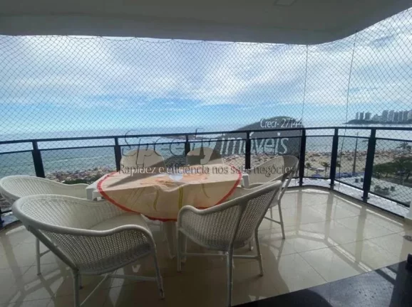 Imagem Apartamento na orla da praia do Guarujá com vista mar.