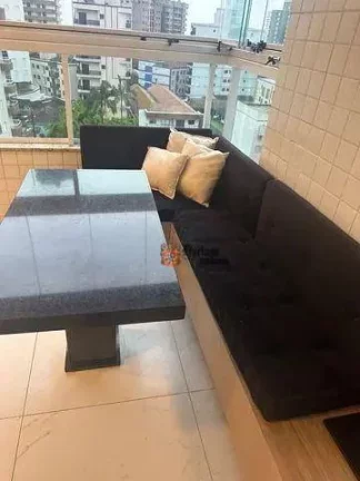 Imagem Apartamento com 2 dormitórios à venda, 91 m² por R$ 865.000,00 - Caiçara - Praia Grande/SP