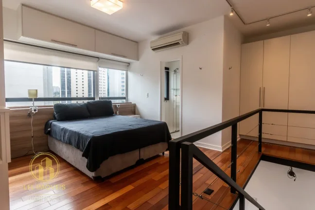 Imagem Duplex para Locação na Vila Olimpia: Mobiliado, com 1 suíte e 1 vaga.