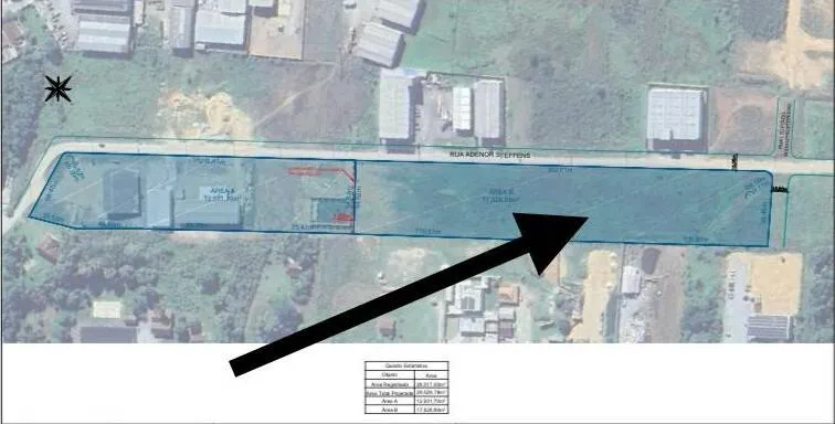 Imagem Terreno - Área industrial, para Venda em Araquari/SC
