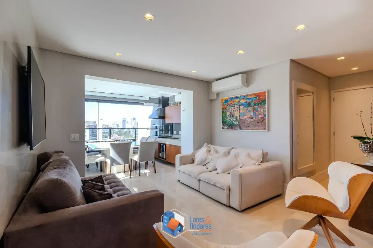 Foto do imóvel Cobertura para venda em Campo Belo com 3 quartos, sendo 2 suítes, 126m² em Rua Morais de Barros