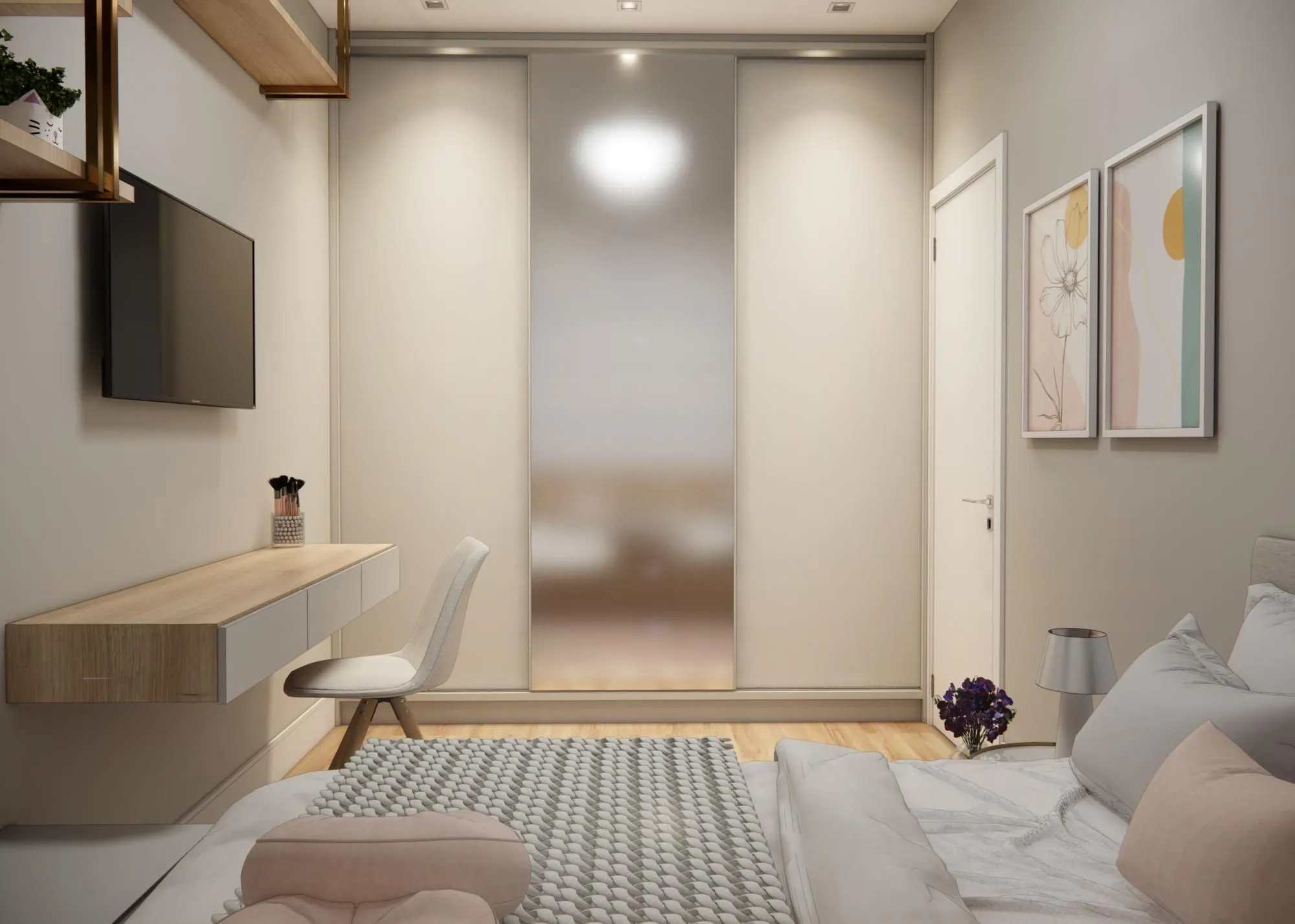 Imagem Casa em condomínio próximo do Barrashoppingsul - 3D com suíte e garden privativo