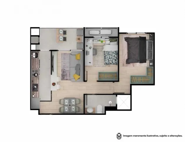 Imagem Apartamento 54m Umuarama-PR 55