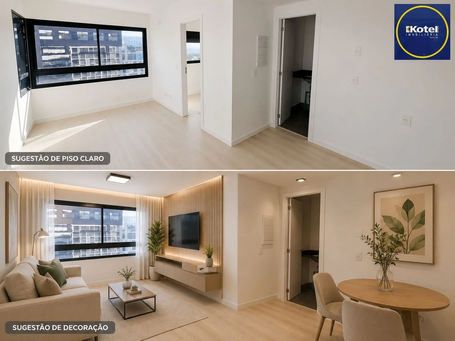 Imagem Apartamento de 1 quarto e 1 vaga de garagem no GO CARLOS GOMES