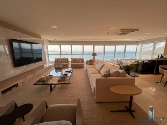 Imagem Apartamento Frente Mar para Venda em Balneário Camboriú, CENTRO, 5 dormitórios, 5 suítes, 6 banheiros, 5 vagas