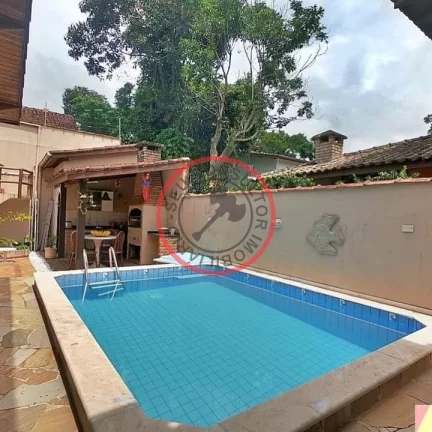 Imagem Casa com escritura definitiva, com 6 dormitórios, piscina e area gourmet , 6 vagas , terreno 360 metros a venda em barra do una