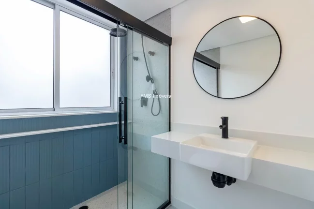 Imagem Apartamento à venda em São Paulo-SP, 2 quartos, 2 suítes, 1 sala, 3 banheiros, 2 vagas, 100m² no Cerqueira César.