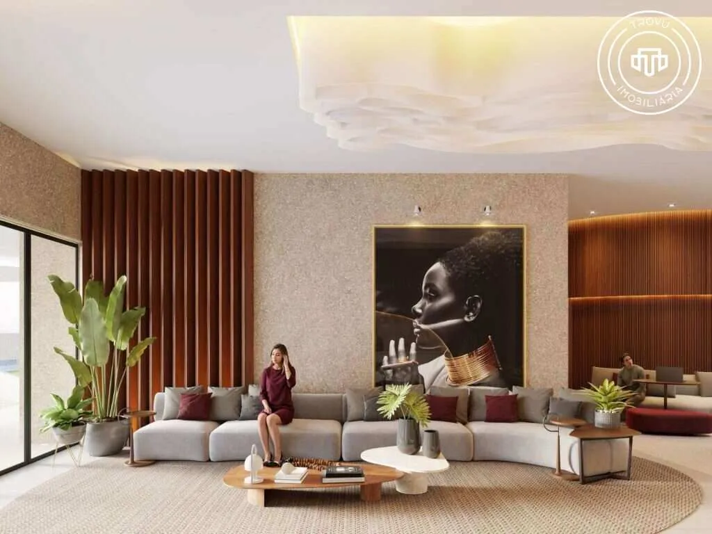 Imagem Flat à venda, no Diamond Cabo Branco em João Pessoa, Cabo Branco, com 1 quarto, 25,12m²