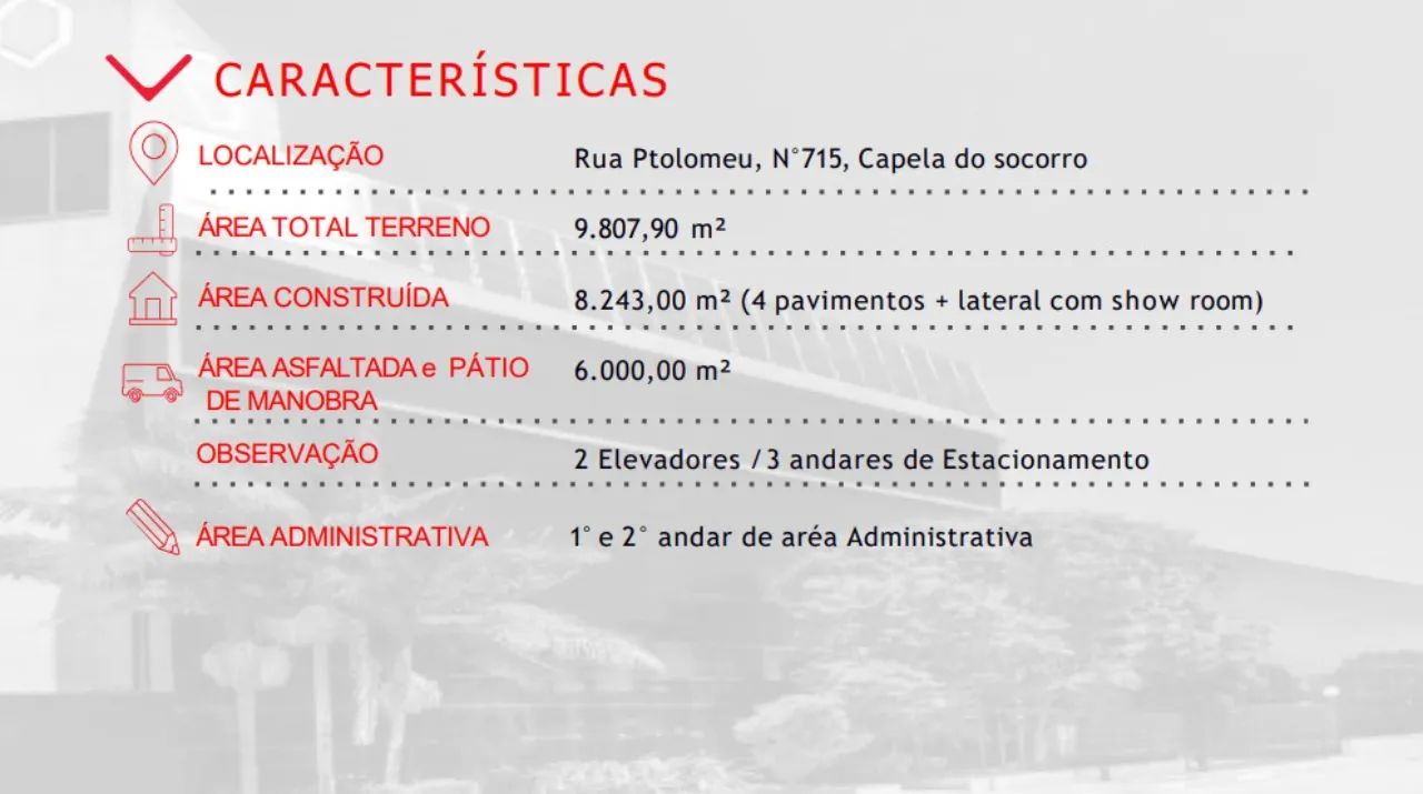 Imagem Ponto Industrial à Venda em São Paulo-SP, Vila Socorro 8.243,00 m²