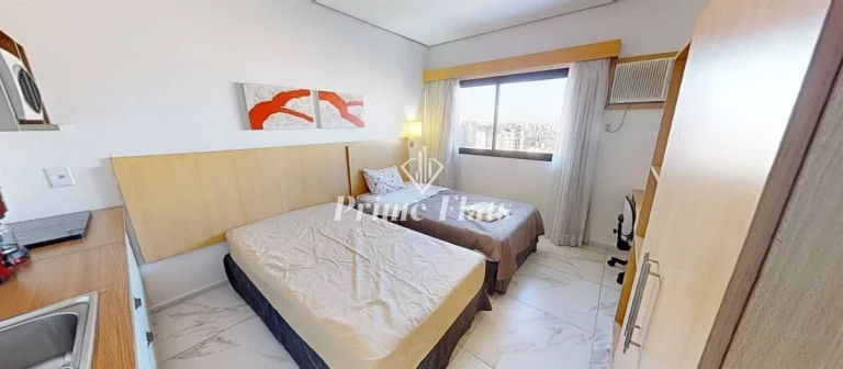 Imagem Flat disponível para venda no Transamerica Executive Nova Paulista, com 30m², 1 dormitório e 1 vaga